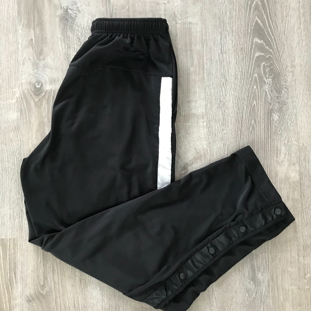 Vintage Nike White Tag Warm Up Snap Pants Size L